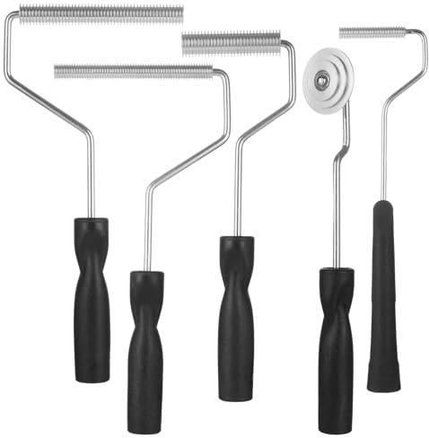 FVIEXE Lot de 5 outils à bulles en fibre de verre et résine pour plastification de baignoire, baignoire, bateau