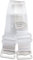 ShirazO Invisible Clear Elastic Bra Straps Replacement – Adjustable Transparent Straps with Metal Hooks, Ideal for Large Busts, Clear Back Bra Straps, Replacement for Women's Bras (1.5 cm)