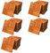Casaria 55x Baldosas de Madera de Acacia Quattro Mosaico 30x30cm 5m² Certificado FSC® Losetas Terraza Balcón