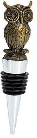 Happyyami Wedding Decor Wedding Décor Zinc Alloy Wine Stoppers Retro Wine Bottle Corks Owl Beer Bottle Plug for Wedding Bar Dinner Table Decor Wedding Decor Vintage Decor
