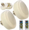 2 Pack Battery Operated light Bulb with Remote Controlled,Backup Battery Powered Led Light Bulbs,Wireless Light Bulb Dimmable Timer E26 Screw in for Indoor Sconce and Hanging Lamp Without Electricity