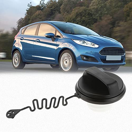 bowarepro Tankdeckel Kompatibel mit Ford Fiesta MK5 2001-2008, Auto Tankdeckel mit drehbarem Schlüsselband Kompatibel mit Ford Fusion Ford KA 1580852,7S61-9030-CB,7S619030CB,E1F1-9030-AA