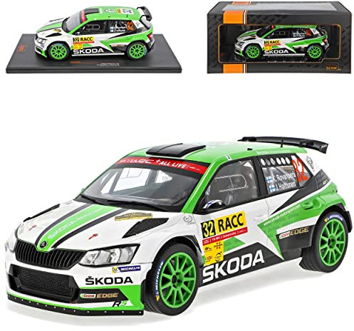 Ixo Skod Fabia R5 Nr 32 Rovanperä Halttunen Rally Catalunya 2018 1/18 Modell Auto