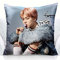 BTS Merchandise BTS Kissen Kpop Jimin V Suga Jung Kook Fotos Weich Gefülltes Kissen für Sofa Heimdekoration Schön für AR 45 cm x 45 cm