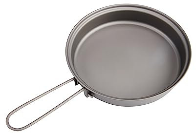 TOAKS Titanium Frying Pan Outdoor Camping Picnic Lightweight Equipment Gear 145mm