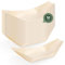 Horeca Collection MAXI PRODUCTS - 50 Barquillas de Madera Desechables - Cuencos Catering Aperitivos Desechable - Cuenco Madera Cocktail - Barquillas Madera 11 x 6,5 x 2 cm - PRÁCTICO Y APILABLE