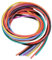 sourcing map 12 Gauge Silicone Wire 12AWG Electrical Wire Stranded Wire Flexible Tinned Copper Wire High Temp Hookup Wire 10 Color 1.5m/4.92ft for Car Model Electric Appliances 10pcs