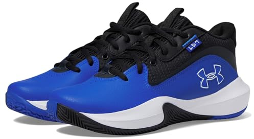 Under Armour Baskets Lockdown 7 Unisexes pour Enfant, (401) Team Royal/Noir/Blanc, 5 Big Kid
