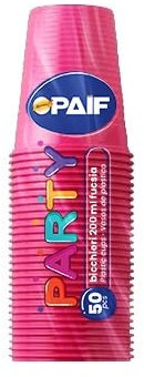 PAIF BICCHIERI COLORATI da bibita ideali per compleanni, feste, party, aperitivi (FUCSIA)