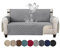 Jaotto Sofabezug 4 Sitzer wasserdichte Sofa Überzug mit Armlehnen Antirutsch Sofaschoner Sofaüberwurf Reversible Gesteppte Couch überzug für Haustiere Katzen Hunde,Blassgrau
