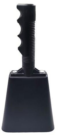 Kuhglocke mit Griff, Geräuschmacher, Schulglocken, Handglocken, Kuhglocken für Fußball, Spiel, Party, Percussion, Musikinstrument