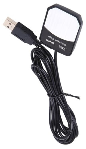 Module D'antenne de R¨¦cepteur GPS, DC3.3V-5V VK-162 10HZ Antenne GPS de Voiture Automatique Module GPS USB Module de Navigation Dongle R¨¦cepteur D'antenne GPS Externe USB