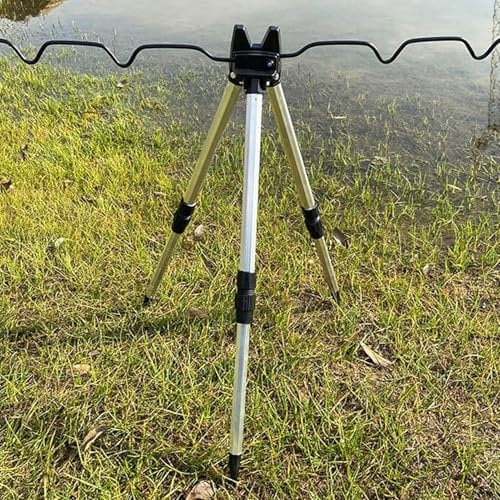 Fishing Rods Tripod Stand | Fishing Support Stand | Fishing Tripod Stand | Adjustable Sea Fishing Tripod | Telescopic Aluminum Fishing Rod Storage For Sea Beach Shore Pier Tackle