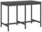 SDWEHO7 Stehtisch Bartresen Holz 110 cm Hoch Indoor Outdoor Bistrotisch Biertisch Gartentisch Bartisch Partytisch Balkontisch, Grau 159,5x82,5 cm Massivholz Kiefer