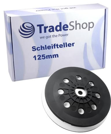 Trade-Shop Disco de lijado de 125 mm compatible con Festool ETS EC 125, LEX 125 lijadora orbital sustituye a ST-STF-LEX 125/90/8-M8 W-HT, 492286