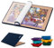 Tektalk Foldable Jigsaw Puzzle Board with 6 Color Sorting Trays Portable Puzzle Mat with Puzzle Dustproof Cover for Puzzle Storage Puzzle Saver, Non-Slip Surface, Up to 1500 Pieces - Khaki