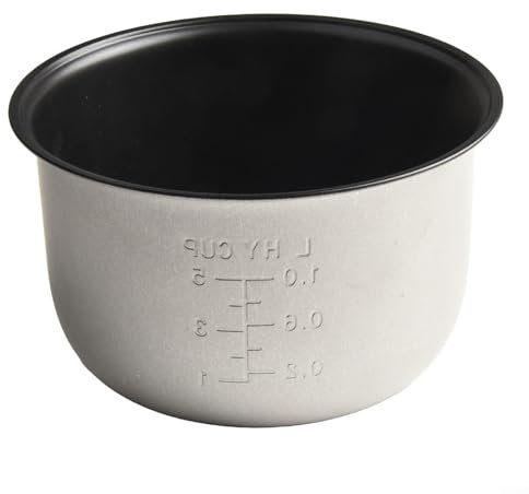 Olla arrocera de aleación de aluminio, olla interior de 2 L, accesorio de cocción a presión para una distribución uniforme del calor