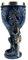 Medieval Blue Dragon Holding Sword Goblet Resin Wine Cup with Stainless Steel Lining Stainless Steel Dungeo-ns and Drago-ns Gift Chalice Wine Goblet 7 oz. (Blue Sword Dragon)