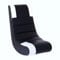 The Crew Furniture Riptide Kids Video Rocker Floor Gaming Chair, PU Black/White