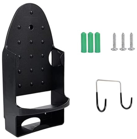 UWEOTYYY Ironing Board Hanger Wall Mount Heat Resistant Iron Holder for Household Bathroom Iron Board Holder
