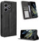 COMAKU Coque Oscal Flat 2, Etui Portefeuille, Housse Folio en Cuir de Protection pour Oscal Flat 2 - Noir