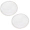Ableholy Confezione da 2 teglie per pizza, 33 x 33 cm, in alluminio, resistenti all'usura, antiaderenti, rotonde, per forno, casa, ristorante