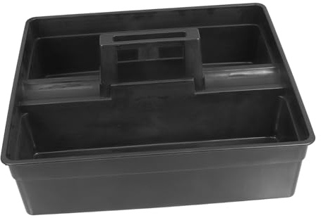 DECORNIJIA Caddy Spacious Organizer Plastic with Handle Cleaning and Multifunctional Design Sturdy Material for Housekeeping Supplies for Cleaning Products in Hotels and Service