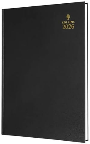 Collins 35 Desk Diary A5 Week To View 2026 Black 35.99-26