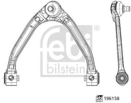 Febi Suspension Arm Sheet Steel Upper Front Axle Right Suitable for M Q70