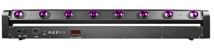 Luci a testa e a LED 8x15W, illuminazione RGBW con DMX 512 for controller DJ, discoteca, KTV, faretti, feste, matrimoni, night club