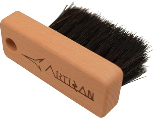 Artisan Brosse de nettoyage pour tapis de souris de jeu, brosse de balayage de tapis de souris, brosse japonaise en crin de cheval, esports, antidérapant