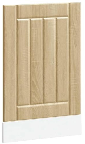 Lucca Sonoma Oak Engineered Wood Dishwasher Panel for Kitchen Cabinet with Smooth Surface and Easy Maintenance