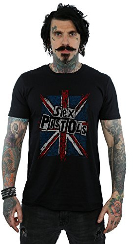 Absolute Cult Sex Pistols Men's Anarchy Flag T-Shirt