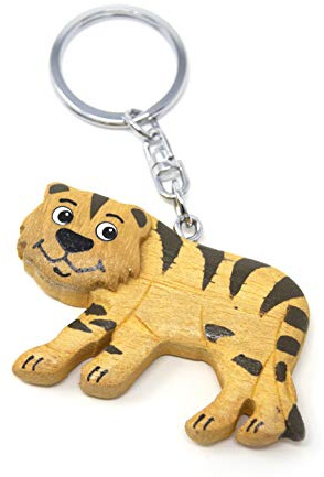 Cornelißen Schlüsselanhänger aus Holz - Tiger