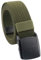 KYEYGWO Elastischer Stretch-Freizeitgürtel, Herren Tactical Hiking Belt aus Kunststoffschnalle, Grün