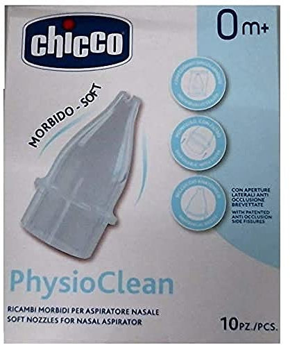 Chicco Lot de 10 pièces de rechange pour aspirateur nasal Physioclean