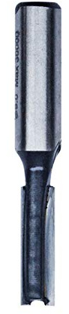 Drillcraft HM Nutfräser 6mm Schaft 8mm Hartmetall Fräser Holzbearbeitung Holzfräser Oberfräse Schwalbenschwanz- oder Falzschnitt 2 Schneiden