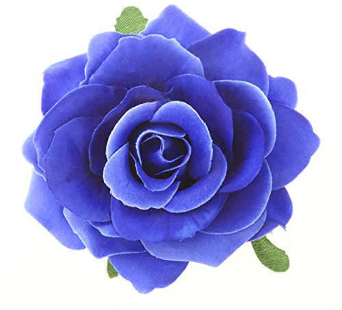 Beaupretty 2 in 1 Rose Haarnadel Corsage Haarspange Brosche Nadel Haarschmuck für Partyhochzeit (Himmelblau)
