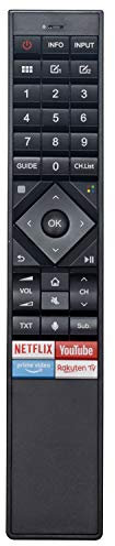 ERF3A70 Télécommande de Remplacement - VINABTY TV Télécommande pour Hisense LCD 4K TV H50U7B H55U7B H65U7B T242506 49.5 Hisense H50U7B 64.5 Hisense H65U7B 54.6 Hisense H55U7B Remote Controller