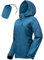 33,000ft Veste de pluie Femmes, imperméable imperméable léger avec manteau respirant emballable à capuche idéal pour la course à pied et à la randonnée(Bleu profond-L)