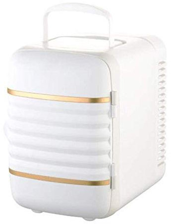 FZYE Mini réfrigérateur Portable, Refroidissement Silencieux, Faible consommation d'énergie, Compact rétro, Debout Libre, 12V220V-pour Voitures, Maisons, Bureaux et dortoirs, Blanc