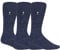 HEAT HOLDERS - 3 Pack Multipack Mens Insulated Thermal Socks for Winter (6-11, Denim)