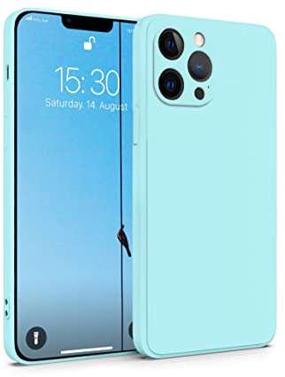 MyGadget Cover per iPhone 12 Pro Max - Custodia Protettiva in Silicone Morbido – Case TPU Flessibile - Ultra Protezione Antiurto & Antiscivolo Azzurro