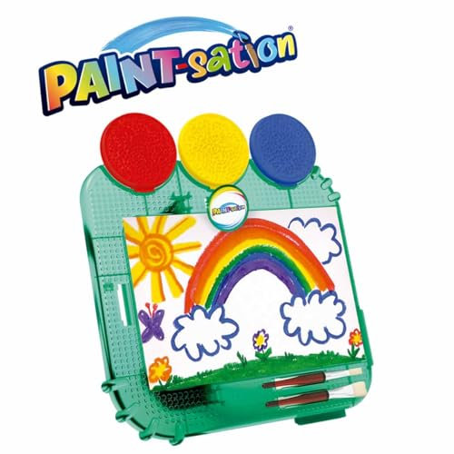 Goliath. Paint-Sation. Chevalet de Table. Peinture qui Ne Coule Pas. Loisirs Créatif. Atelier Création. Avec 3 Pots de Peinture inclus. A Partir de 2 Ans.