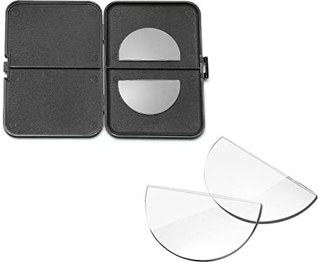 OKH Stick-on Bifocal Lenses Reader, Stick On Adhesive Magnifying Reading Lenses for Sunglasses/Sport Glasses/Ski Goggles, No Water Needed(1.5)
