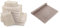 Möve Poolside 10-TLG. Handtuch-Set, Made in Germany, 100% Baumwolle, Cashmere 2 * 20x15 + 2 * 30x50 + 4 * 50x100 + 2 * 67x140 & Superwuschel Duschvorlage 50 x 70 cm aus 100% Baumwolle, Cashmere