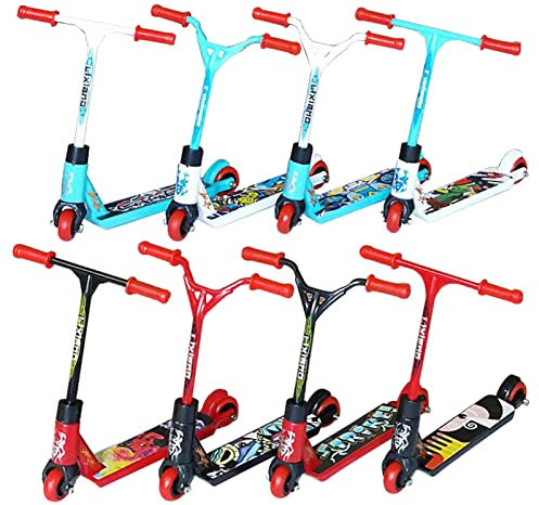 Scooter Finger, Legierungs Fingerschuhe Skateboard, Finger Spielzeug Set Beinhaltet Finger Scooter Finger Pants Schuhe Für Bewegungs-Gastgeschenke Zubehör, Finger Stunt Scooter Für Kinder