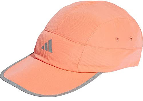 adidas Unisex adulto Running Packable HEAT.RDY X-City Cap, Coral Fusion / Reflective Silver, M