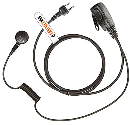 MP Style PTT Microphone oreillette pour ICOM 2 broches radio bidirectionnelle