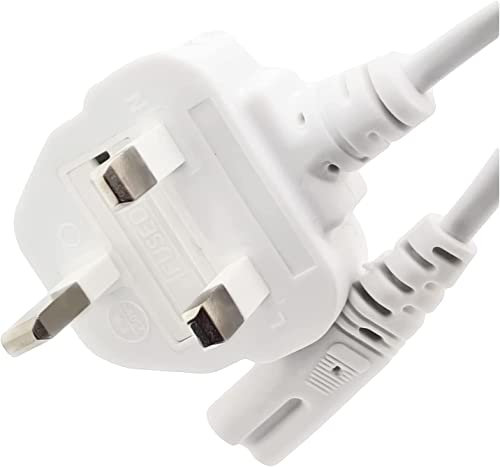 iSeventy9 5 Meters Figure 8 Power Cable Plug to C7 Lead Compatible for LED or Smart TV - White